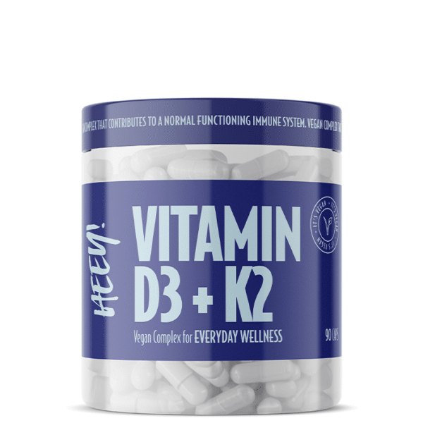 Vegansk Vitamin D3 + K2 med Superfruits 90 kapsler