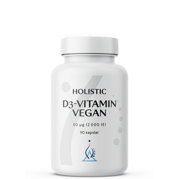 D3-vitamin vegan 2000IE (50 µg) 90 vegetabiliska kapslar