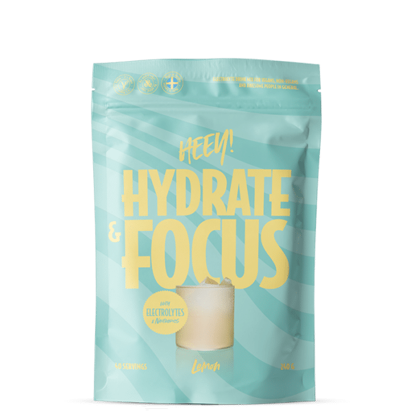 Hydrate & Focus Elektrolytter + Lions Mane Citron 240 g