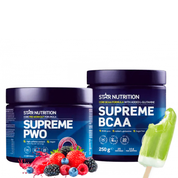Pre- og Intra-workout Pakke: PWO + BCAA