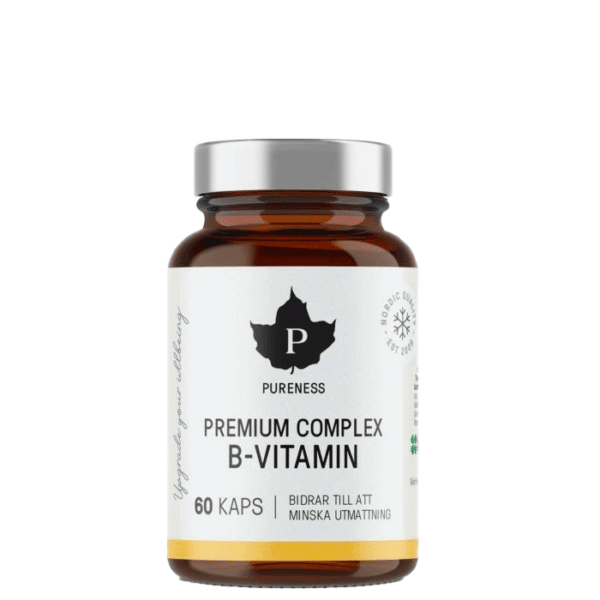 Premium Complex B-vitamin, 60 kapsler