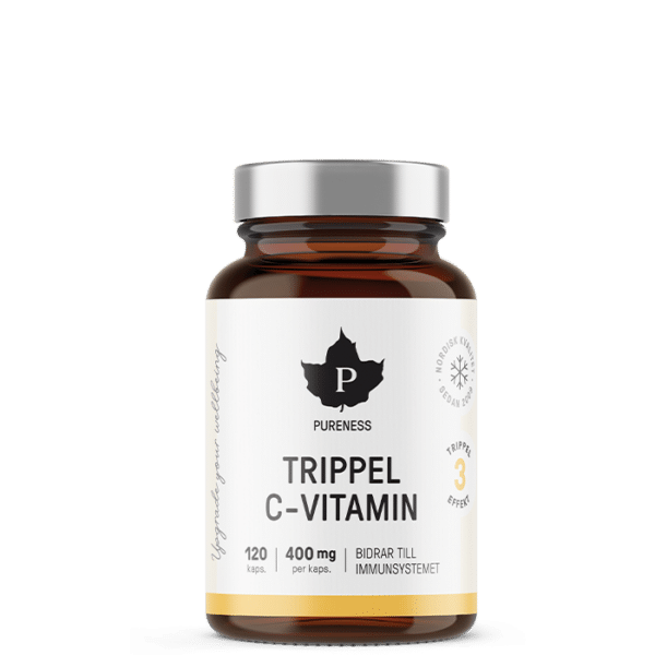Trippel C-vitamin 120 kapsler