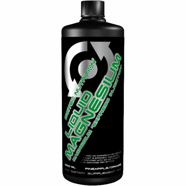Flydende Magnesium 1000 ml Appelsin/Ananas