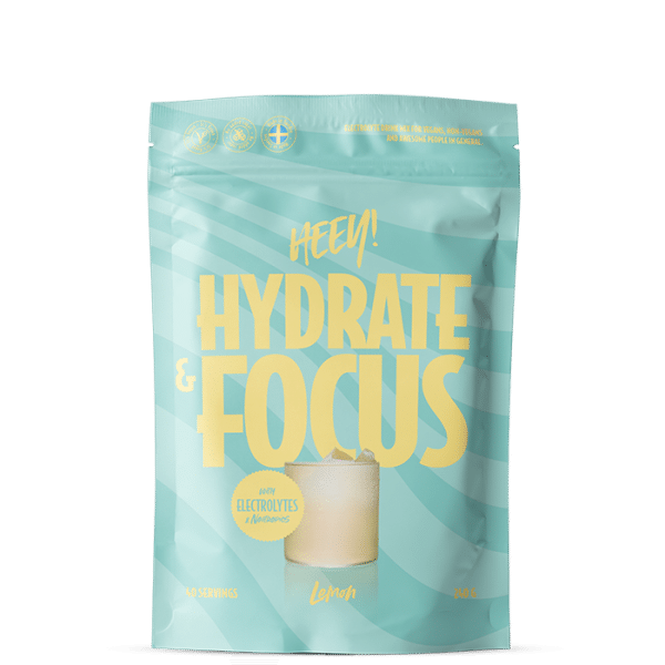 Hydrate & Focus Elektrolytter + Lions Mane Citron 240 g