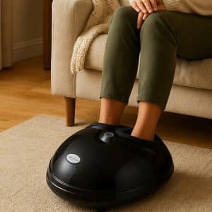Fodmassage (Shiatsu) med varme og trykmassage