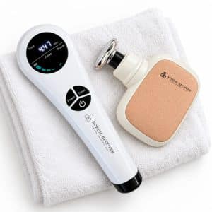 LaserRelief Pro + Mini Muskelmassagepistol. Én komplet rutine